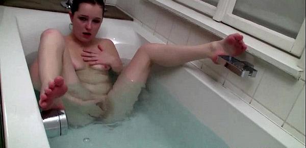  Shy Angela - Masturbation at the bath